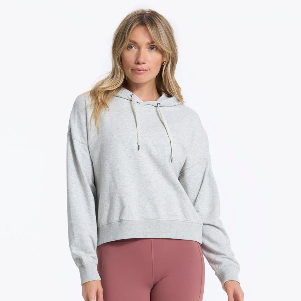 Vuori Laguna Hoodie and Lounge Pant 2.0 Set - Light Heather Grey